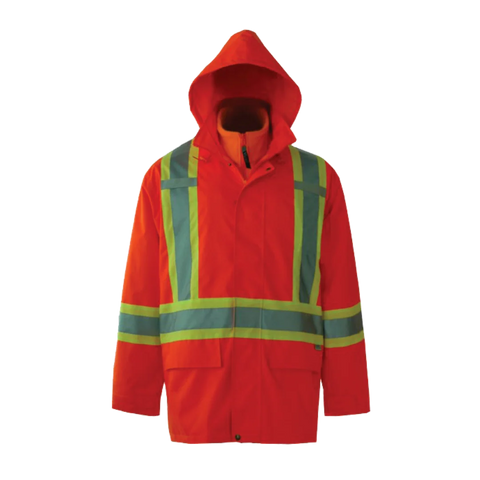 Viking 6400J Journeyman 300D 3-in-1 Safety Jacket with Hood