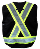 Viking 3995FR Professional Journeyman FR Hi-Viz Surveyor Vest