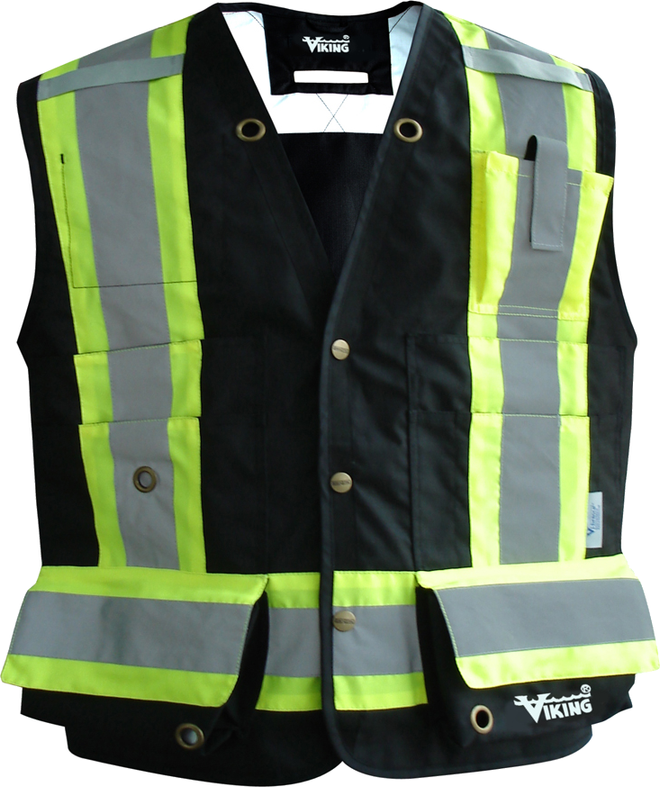 Viking 3995FR Professional Journeyman FR Hi-Viz Surveyor Vest –