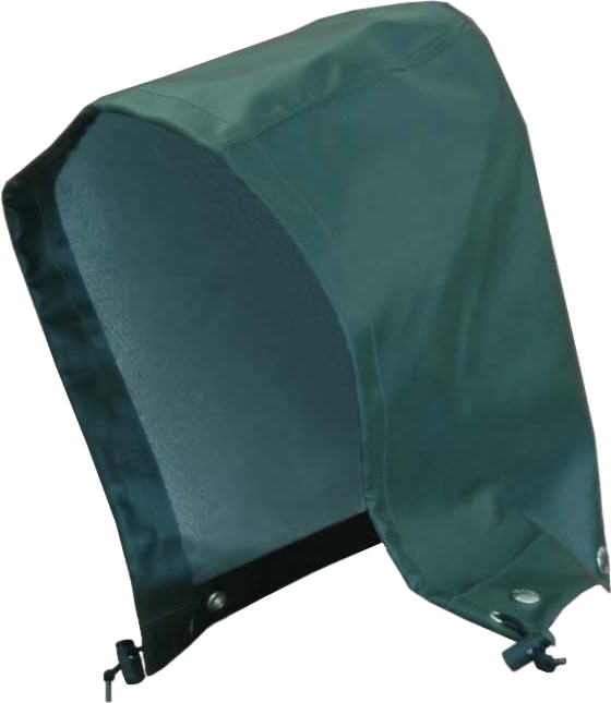 Viking 4112 Journeyman Green Rain Jacket Hood