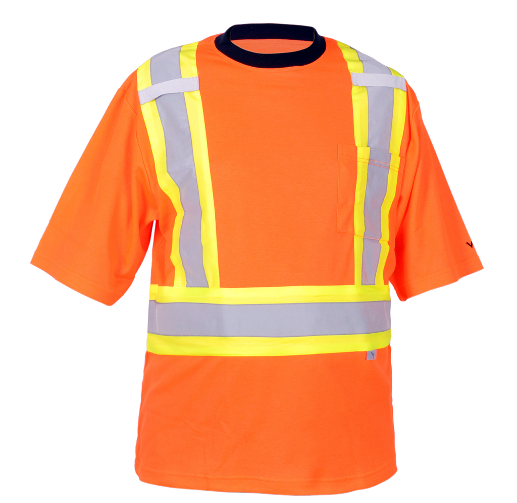 Viking 6000 Journeyman UPF 50+ Polyester Mesh Cotton Lined Safety T-Shirt