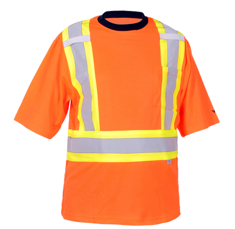 Viking 6000 Journeyman UPF 50+ Polyester Mesh Cotton Lined Safety T-Shirt