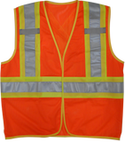 Viking U6110 Open Road B.T.E. Mesh Economy Safety Vest with 4" Safety Stripes