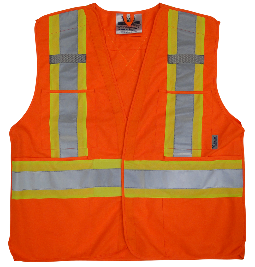 Viking U6135 Solid 5 Point Tear-Away Safety Vest