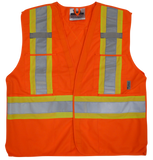 Viking U6135 Solid 5 Point Tear-Away Safety Vest