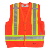 Viking 6160 Tall Safety Vest, Solid 150D Polyester