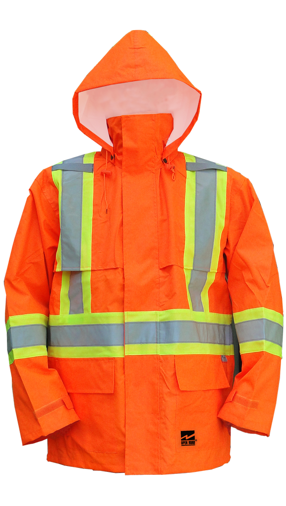 Viking 6323J Open Road® Hi-Viz 150D Jacket with Hood