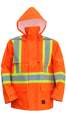 Viking 6323J Open Road® Hi-Viz 150D Jacket with Hood