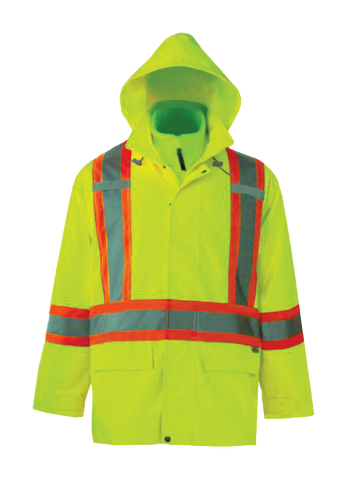 Viking 6400J Journeyman 300D 3-in-1 Safety Jacket with Hood