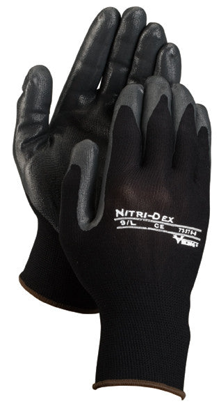 Viking 73376 Nitri-dex Black Work Gloves
