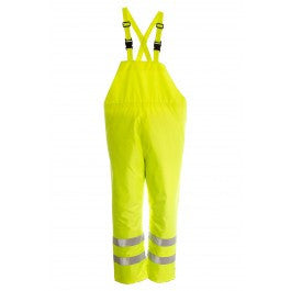 Viking D6323PG Lime Green Open Road Safety Bib Pants