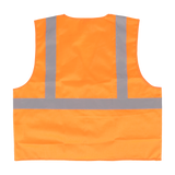 Viking U6106 Open Road SOLID Safety Vest with 2" Silver Stripe