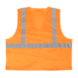 Viking U6108 Open Road Safety Vest with 2" Silver Stripe and front zipper
